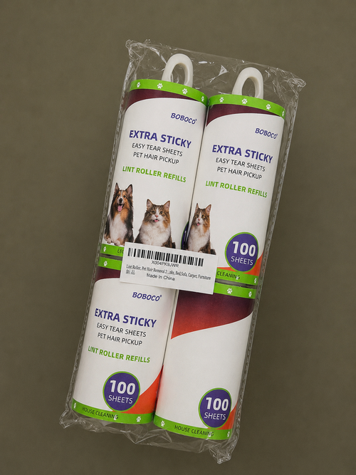 BOBOCO Extra sticky lint roller Refills 4 pack