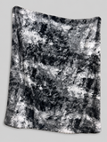 Korbliss New Plush Faux tie-dye throw blanket