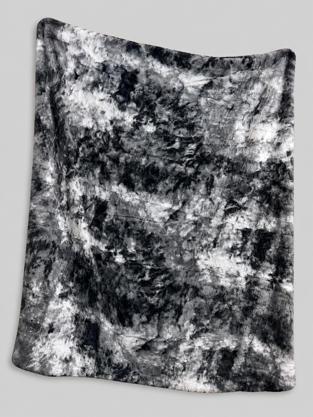 Korbliss New Plush Faux tie-dye throw blanket
