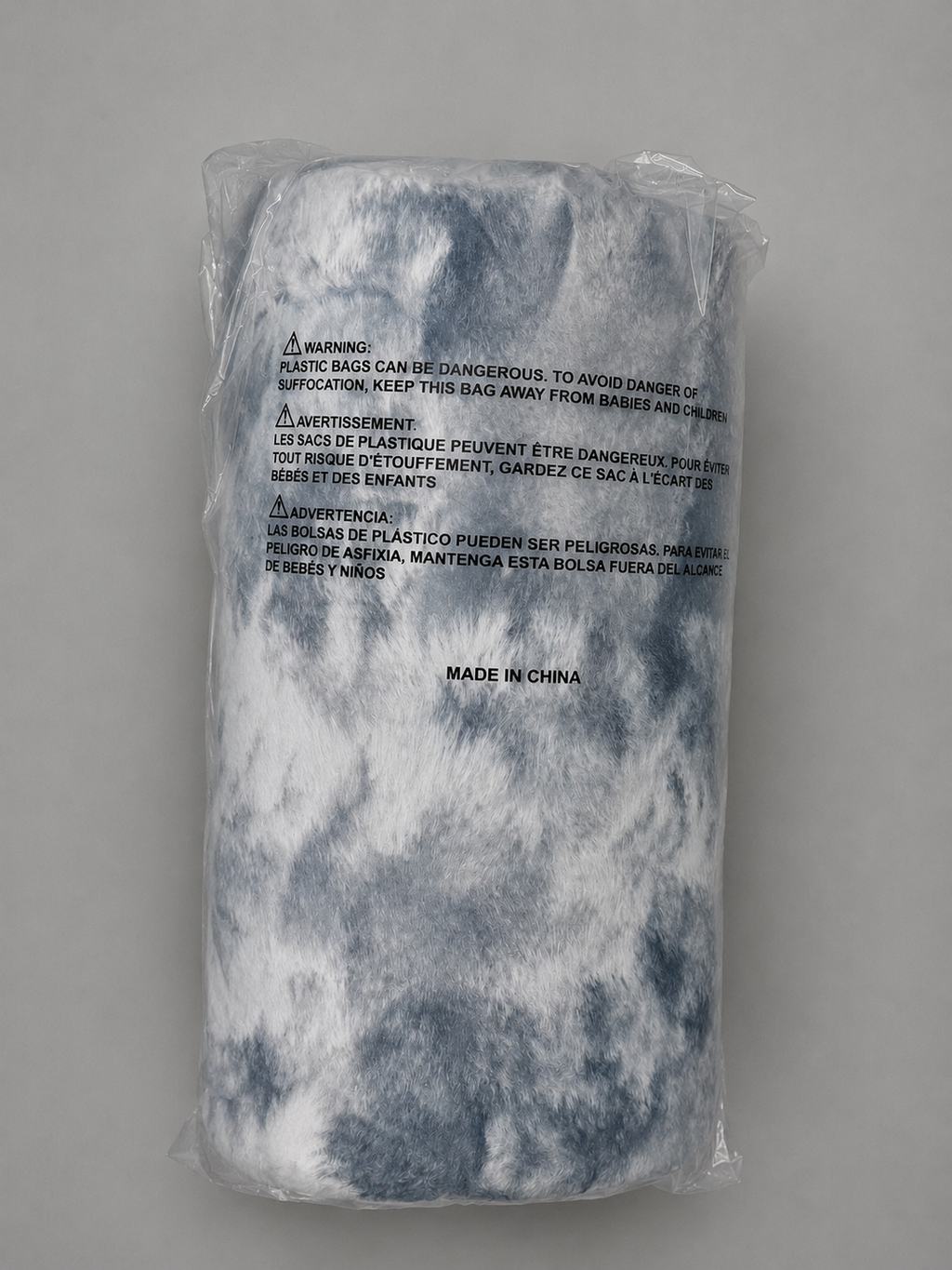 Korbliss New Plush Faux tie-dye throw blanket