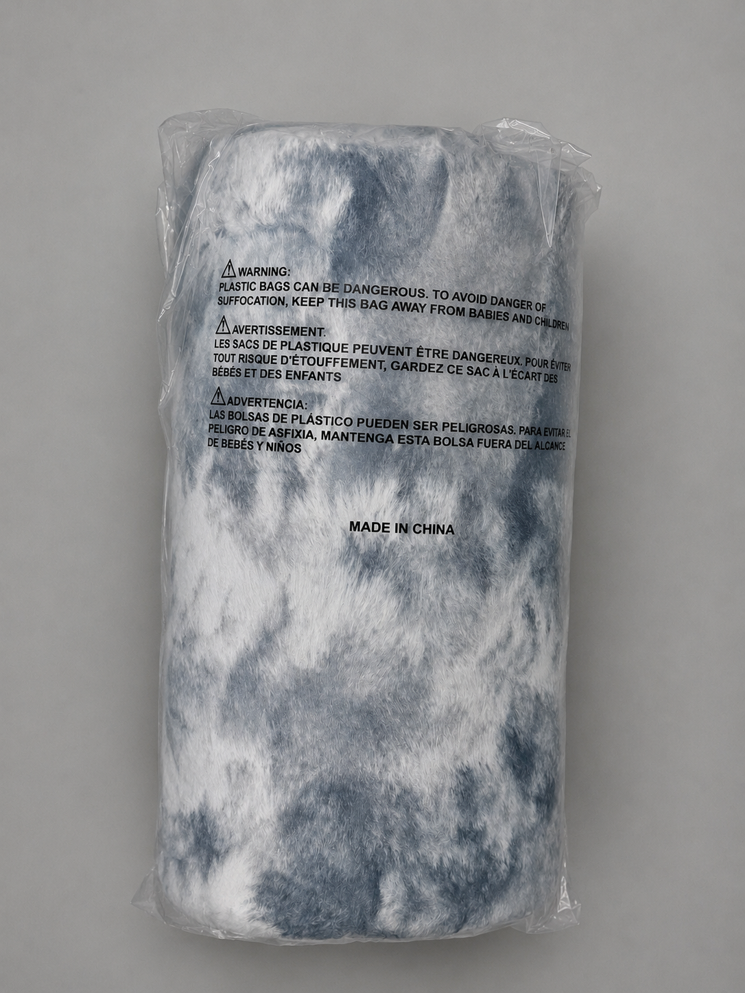 Korbliss New Plush Faux tie-dye throw blanket